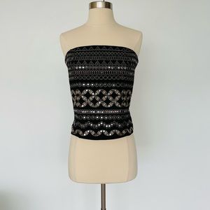 Gorgeous St. John Couture by Marie Gray two piece trousers and bandeau top set